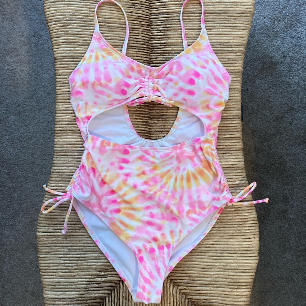 California Sunshine Tie-Dye One-Piece Swimsuit